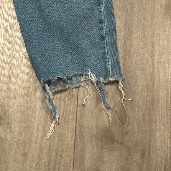 Tori Petite Distressed Mom Jeans - Picture 6 of 6